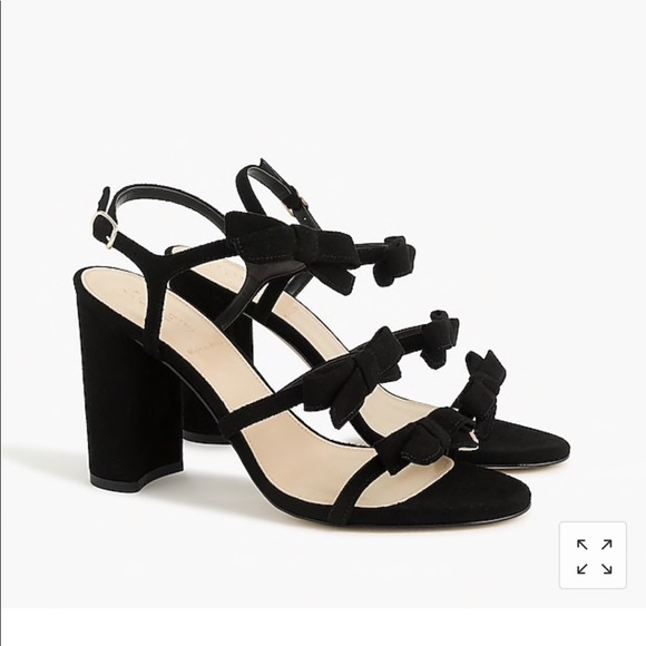 J. Crew Shoes - Jcrew Black Stella bow heel. Never worn